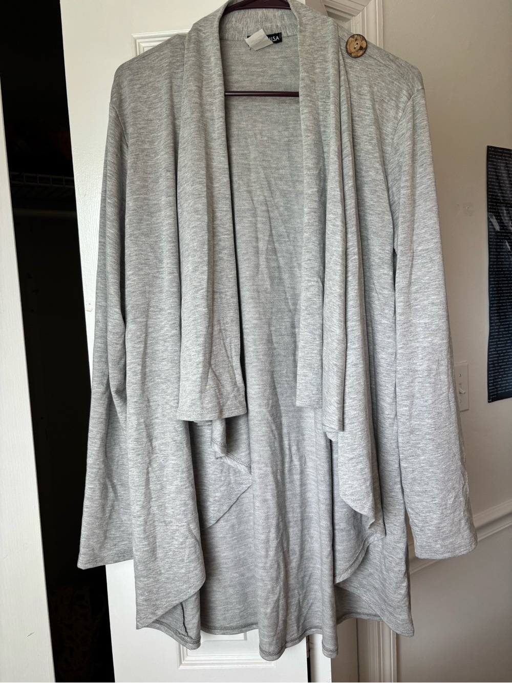 HEIMISH USA Light Gray Knit Cardigan